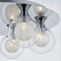 Lampa tavan Zeke 5 Light Flush Polished Chrome