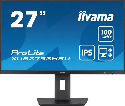 Monitor IIYAMA - ProLite XUB2793HSU-B6, 27'', FHD, IPS, 1 ms, USB Hub