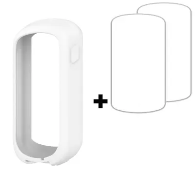 Kit protecție Garmin Explore 2 husă silicon negru 2 sticlă