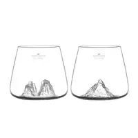 Set 2 pahare Canyon & Matterhorn TOPOGRAPHIC ALASKAN MAKER, 350 ml