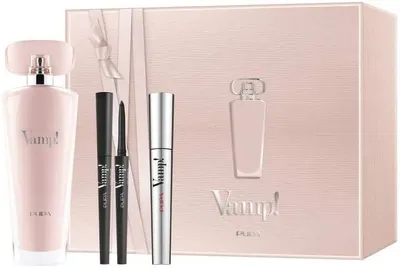 Pupa Set Vamp! Pink - Apă de parfum, rimel și creion de ochi, 100 + 9 ml + 0.35 g