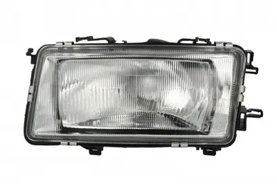 Far fata Stanga (H4, electric, fara motoras, culoare insertie: argintiu) potrivit AUDI 80 B3, COUPE B2, COUPE B3, QUATTRO 01.86-12.91