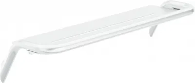 Raft canelat de baie, alb, 43.6 cm, montaj suspendat, Deante Silia