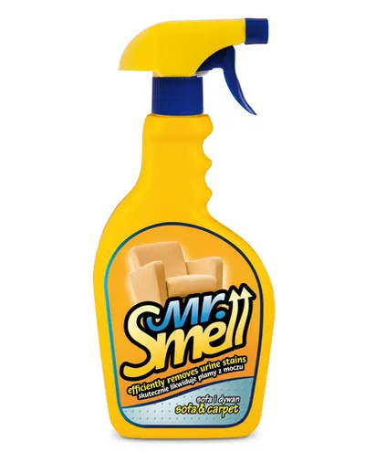 Soluție pete urină animale MR. SMELL 500 ml pentru covor și canapea