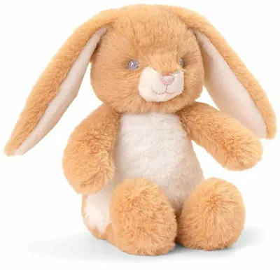 Jucărie de pluș Keel Toys Keeleco - Iepuraș, 16 cm, bej