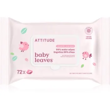 Attitude Baby Leaves Water Wipes Șervețele umede fara parfum