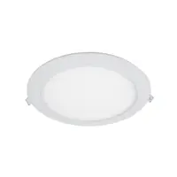 Led Panel Stellar Rotund Montaj Ingropat 18w 2700k D225mm+kit Emergenta