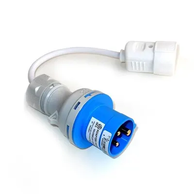 Adaptor fisa 3P - priza schuko SEZ cod SA-1S din fisa 3x16A (230V) in priza schuko (230V)