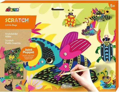 Scratch figurine-desene Avenir - Insecte