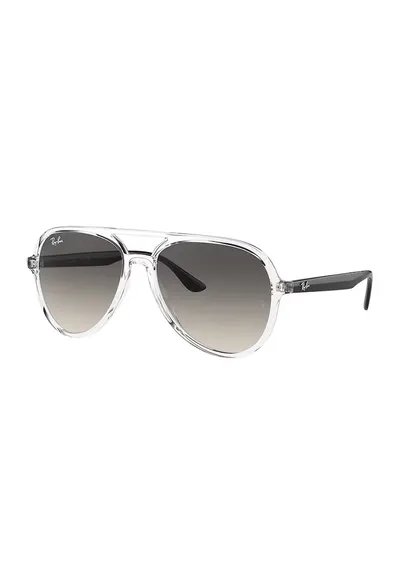 Ochelari de soare aviator unisex cu lentile in degrade - Transparent