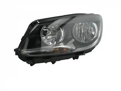 Far stanga (H15 H7, reglaj electric, cu motoras, cu lumini de zi) VW CADDY, TOURAN 2010-2015