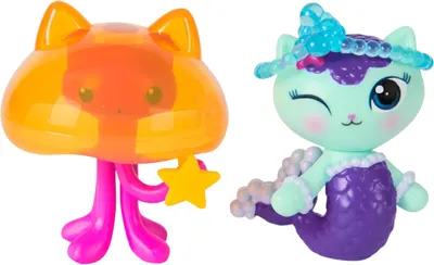 Set de figuri Gabby's Dollhouse - MerCat și Kitty Medusa