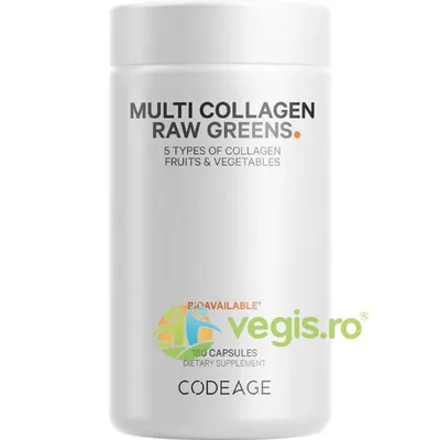 Peptide de Colagen Hidrolizat si 21 Superalimente Organice 180cps