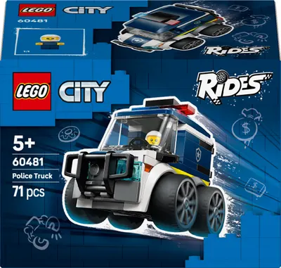 Constructor LEGO City - Vehicule: Camionetă de poliție (60481)