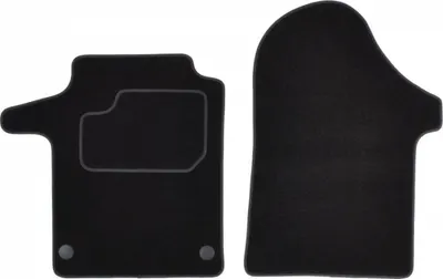 Covorase auto (fata, velur, 2 bucati, culoare negru) MERCEDES VITO MIXTO (W447), VITO TOURER (W447), VITO (W447) dupa 2014