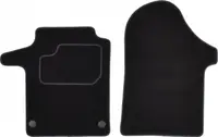 Covorase auto (fata, velur, 2 bucati, culoare negru) MERCEDES VITO MIXTO (W447), VITO TOURER (W447), VITO (W447) dupa 2014