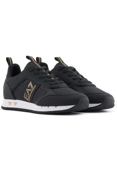 Pantofi sport din piele ecologica si insertii textile