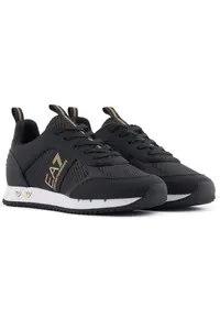 Pantofi sport din piele ecologica si insertii textile