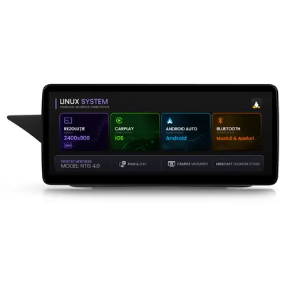Navigatie Mercedes Benz E-Class W212 (2009-2012), Linux OS OEM, NTG 4.0, CarPlay Android Auto Wireless, MirrorLink, Camera AHD, 12.3 Inch