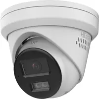 Camera supraveghere IP Dome Hybrid Light Hikvison Hilook IPC-T260HAP-LUF/SL(2.8MM), 6 MP, 2.8 mm, IR/Lumina alba 30 m, microfon si difuzor, slot card,
