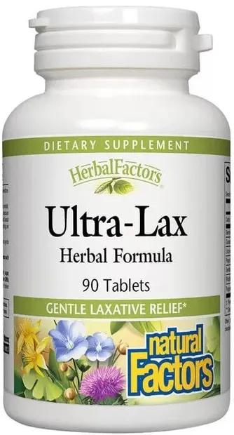 Herbal Factors Ultra-Lax, 90 tablete, Natural Factors