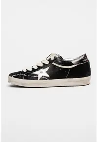 Pantofi sport Super Star cu insertii din catifea - Negru/Gri inchis