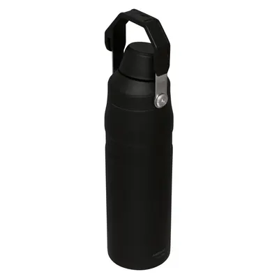 Sticlă termică neagră din oțel inoxidabil 700 ml IceFlow™ Bottle Fast Flow Black – Stanley