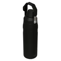 Sticlă termică neagră din oțel inoxidabil 700 ml IceFlow™ Bottle Fast Flow Black – Stanley
