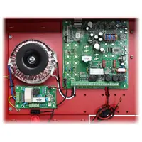 Sursa de alimentare LED EN54-3A28 27.6V, 3A pentru sistemele de incendiu, montare aparenta, protectie sabotaj