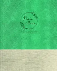 Album foto cu spirală Lastva Adore - B4, 200 fotografii, verde