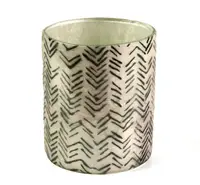 Suport pentru lumanare - Antracit Herring Bone