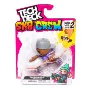Tech Dech Sk8 Crew Pachet Placa si Figurina 9. 6cm Sapca Gri