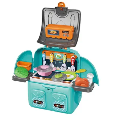 Set bucatarie in rucsac Kitchen Backpack Albastru