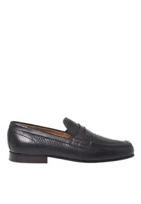 Pantofi loafer cu aspect texturat - Maro
