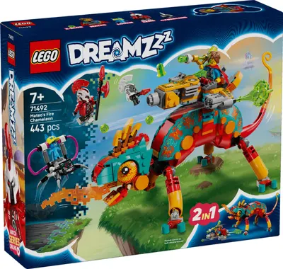 LEGO® Dreamzzz - Cameleonul de foc al lui Mateo (71492)