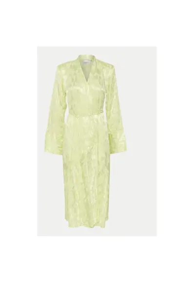 Rochie dama - 303619800 - Viscoza - Galben - Galben