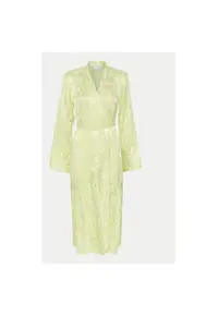 Rochie dama - 303619800 - Viscoza - Galben - Galben