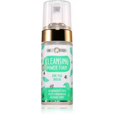 Purity Vision BIO Cleansing Power Foam crema hidratanta pentru curatare cu efect calmant 90 ml