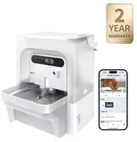 Smart poală fântână pentru animale de companie Petkit - Eversweet Ultra, cu cameră AI, 5 l, albă