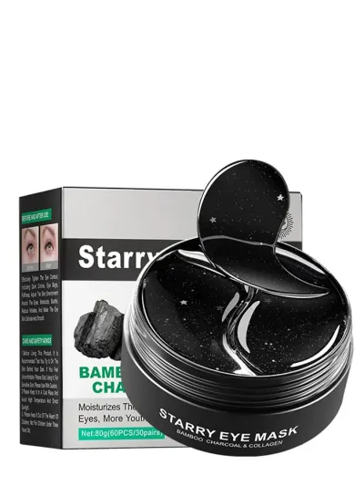 Sadoer Masca de ochi 80 g 30 perechi Bamboo Charcoal