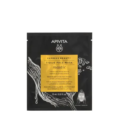 APIVITA Masca express tip servetel efect lifting cu mastic, 15ml