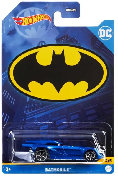 Mașină Hot Wheels DC Batman, 1:64, sortiment