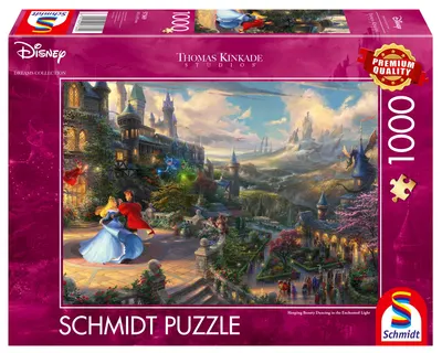 Puzzle Schmidt din 1000 de piese - Dans cu Frumoasa Adormita