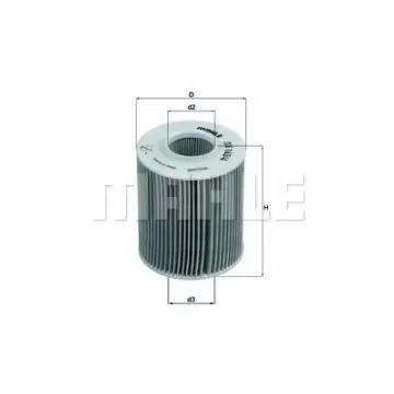 Filtru ulei MAHLE ORIGINAL OX 163 4D