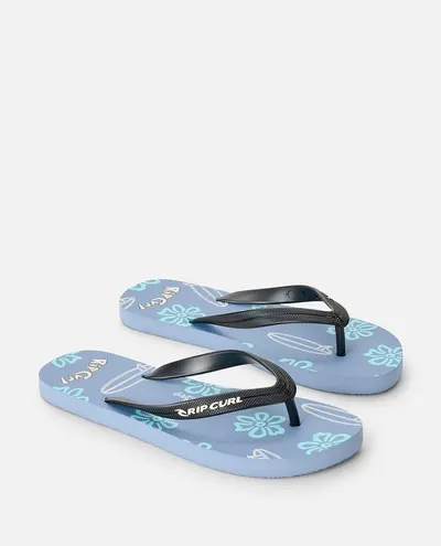 Șlapi pentru copii Rip Curl Sessions Bloom cu vârf deschis