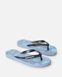 Șlapi pentru copii Rip Curl Sessions Bloom cu vârf deschis