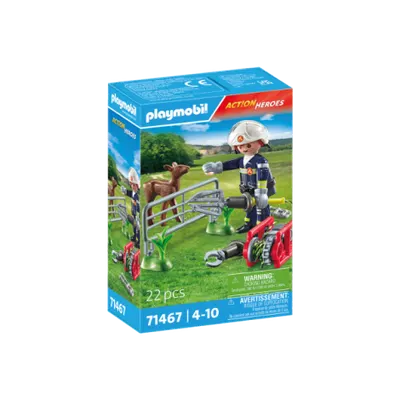 Playmobil-Misiunea Pompierului de Salvare a Animalului