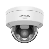 Camera supraveghere IP Dome cu iluminare duala Hikvision ColorVu DS-2CD2147G3-LIY, 4 MP, 2.8 mm, IR/lumina alba 30 m, slot card, anti-coroziune, PoE