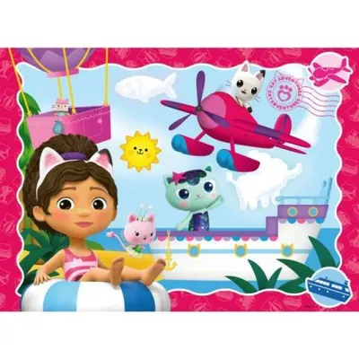Ravensburger - Puzzle casa de papusi a lui Gabby 100 piese