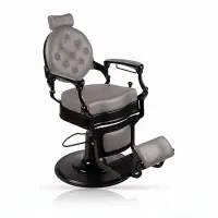 Scaun frizerie - MENOSER - Cordoba - Gri